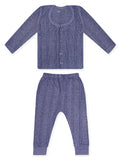 Trampoline Boys & Girls Striped Top-Pyjama Thermal Set (Pack of 2)