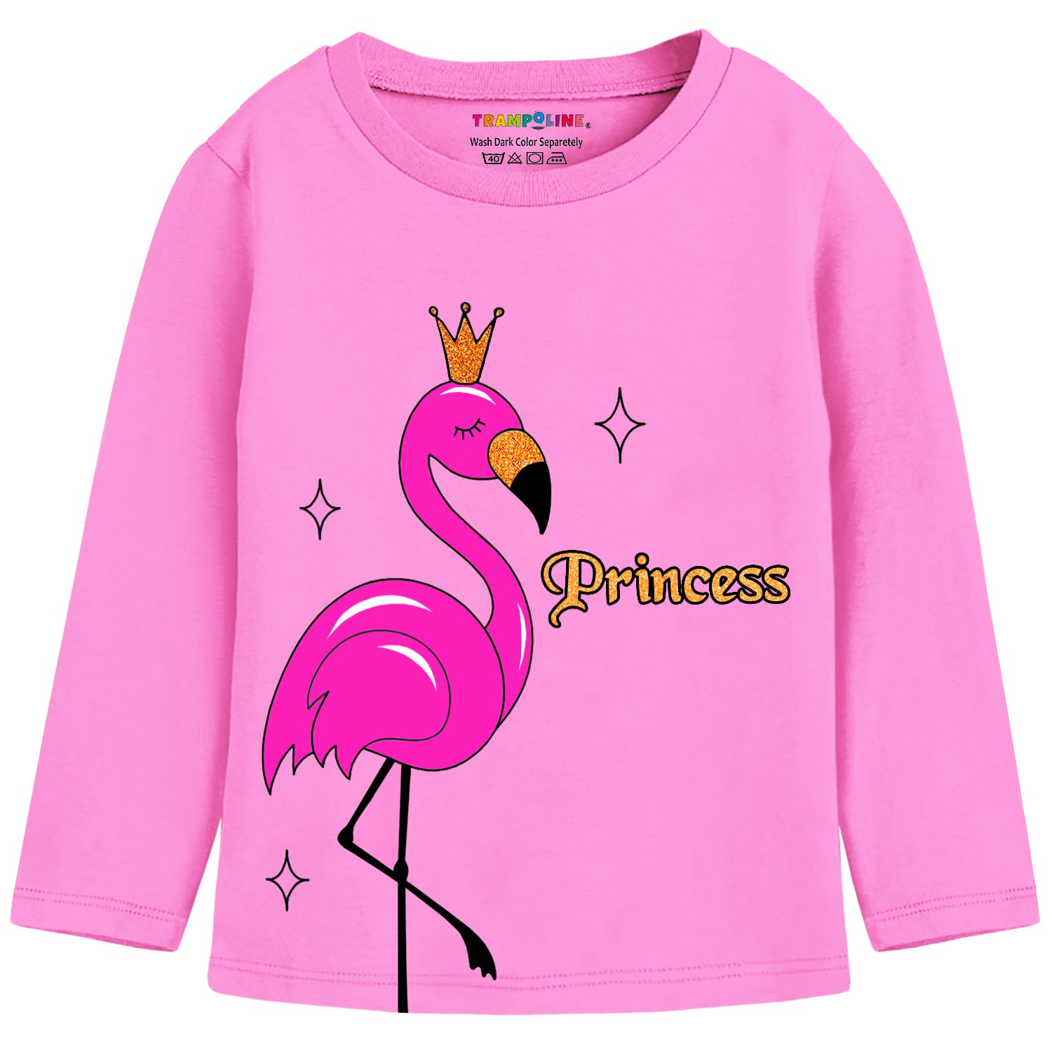 Trampoline Girls Full Sleeves Regular Fit T-Shirt (Pack of 5)