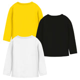 Trampoline Girls Full Sleeves Regular Fit T-Shirt (Pack of 3)