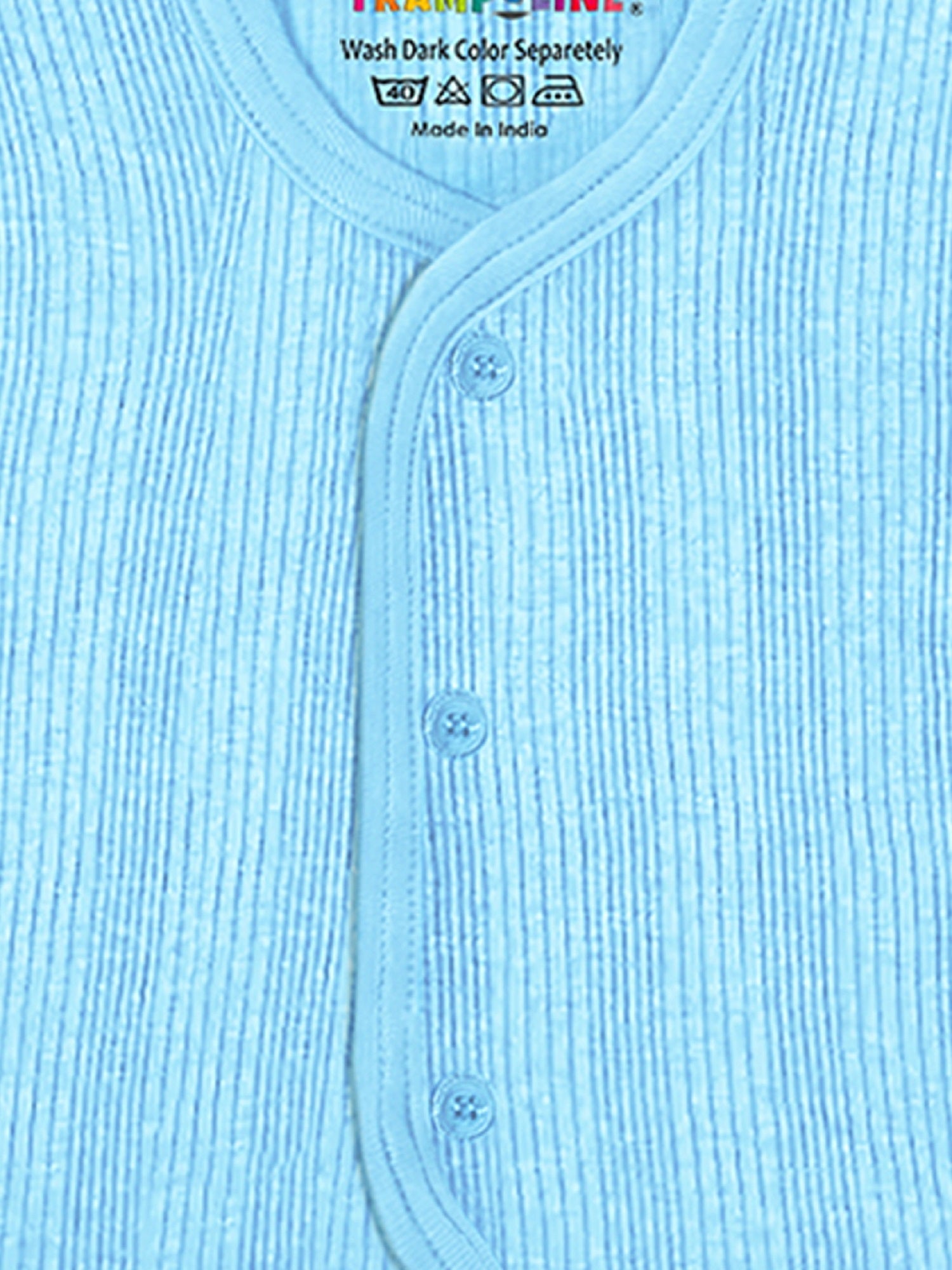 Trampoline Pack Of 1 Pastel Blue Striped Thermal Set