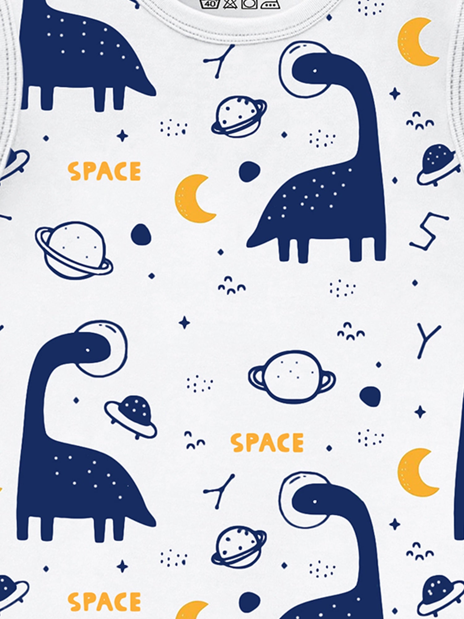 Trampoline Boys Sleeveless All Over Printed Printed T-Shirt Pack of 3