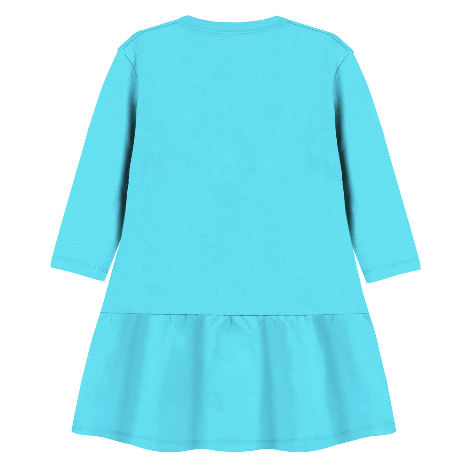 Trampoline Girls Midi Dress Combo | 3/4 Sleeve Cotton Dresses for Kids with Bright Prints | Everyday Comfort Meets Playful Style | Pack of 2