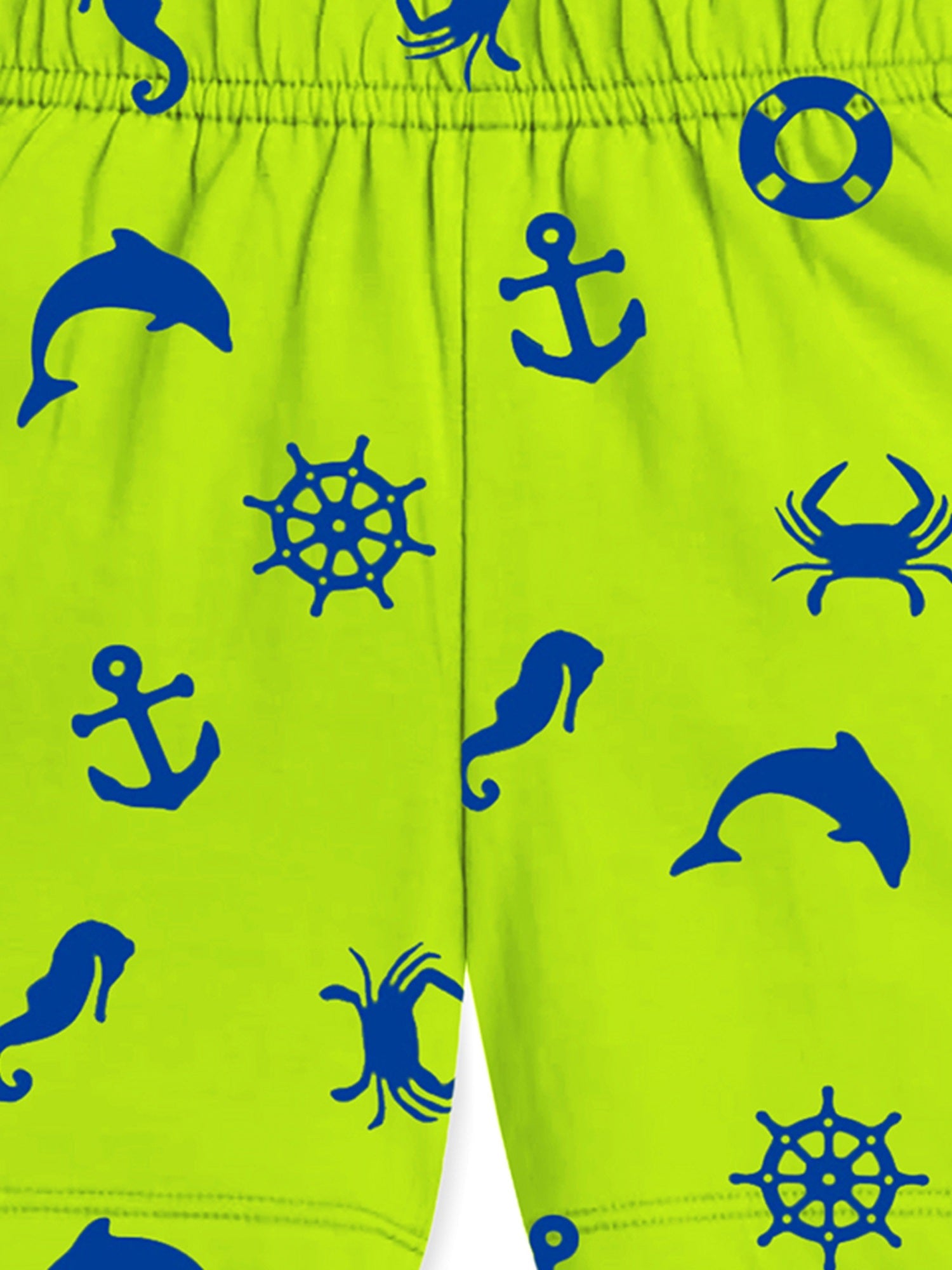 Trampoline Cotton Blend Knit Pack Of 5 Camouflage & Graphic Printed Shorts - Multi Color