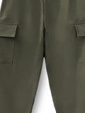 Trampoline Boys and Girls Solid Track Pants Pack of 2