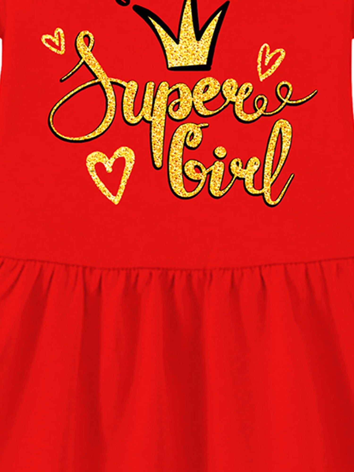 Trampoline Girls Midi Dress Combo | Half Sleeve Cotton Blend Dresses with Fun Prints | Soft & Stylish Everyday Outfits for Kids | Pack of 2
