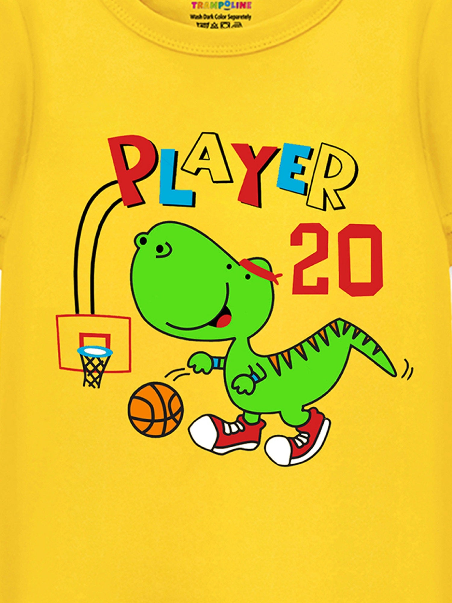 Trampoline Boys Graphic Print Half Sleeve T-Shirts Pack of 5
