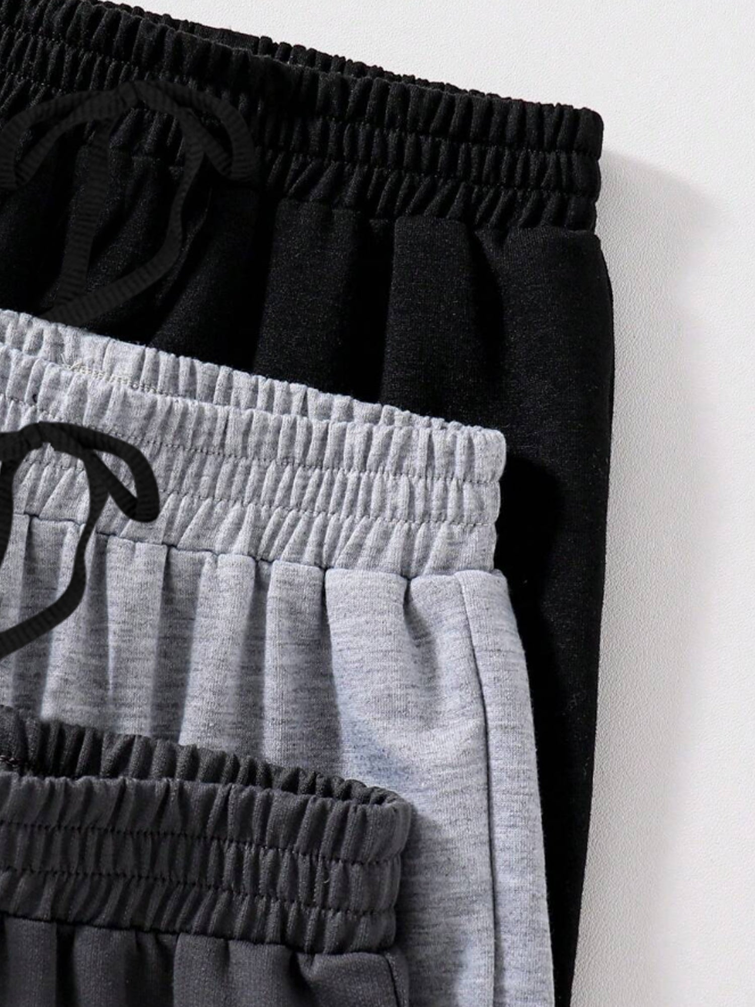 Trampoline Cotton Blend Pack of 3 Solid Track Pant With Pocket - Black/Grey/Charcoal Grey
