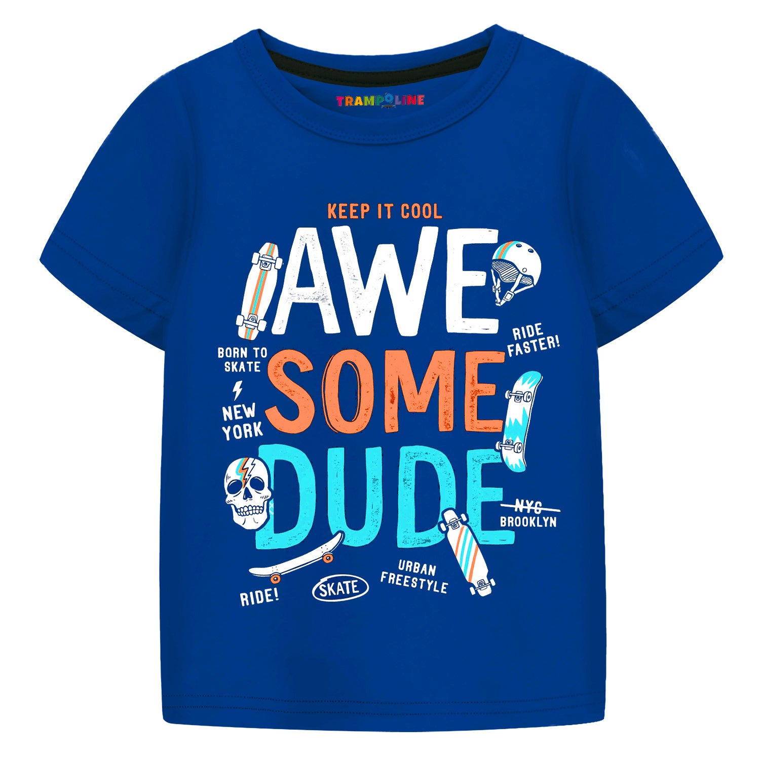 Trampoline Boys Half Sleeves Regular Fit T-Shirt (Pack of 3)