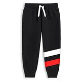 Trampoline Cotton Blend Knit Full Sleeves Trampoline Printed Tee With Track Pants Set - Red & Black