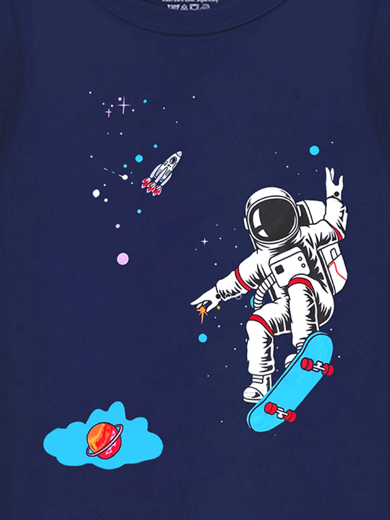 Trampoline Boys Graphic Print Half Sleeve T-Shirts Pack of 5