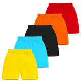Trampoline Boys & Girls Casual Printed Shorts (Pack of 5)