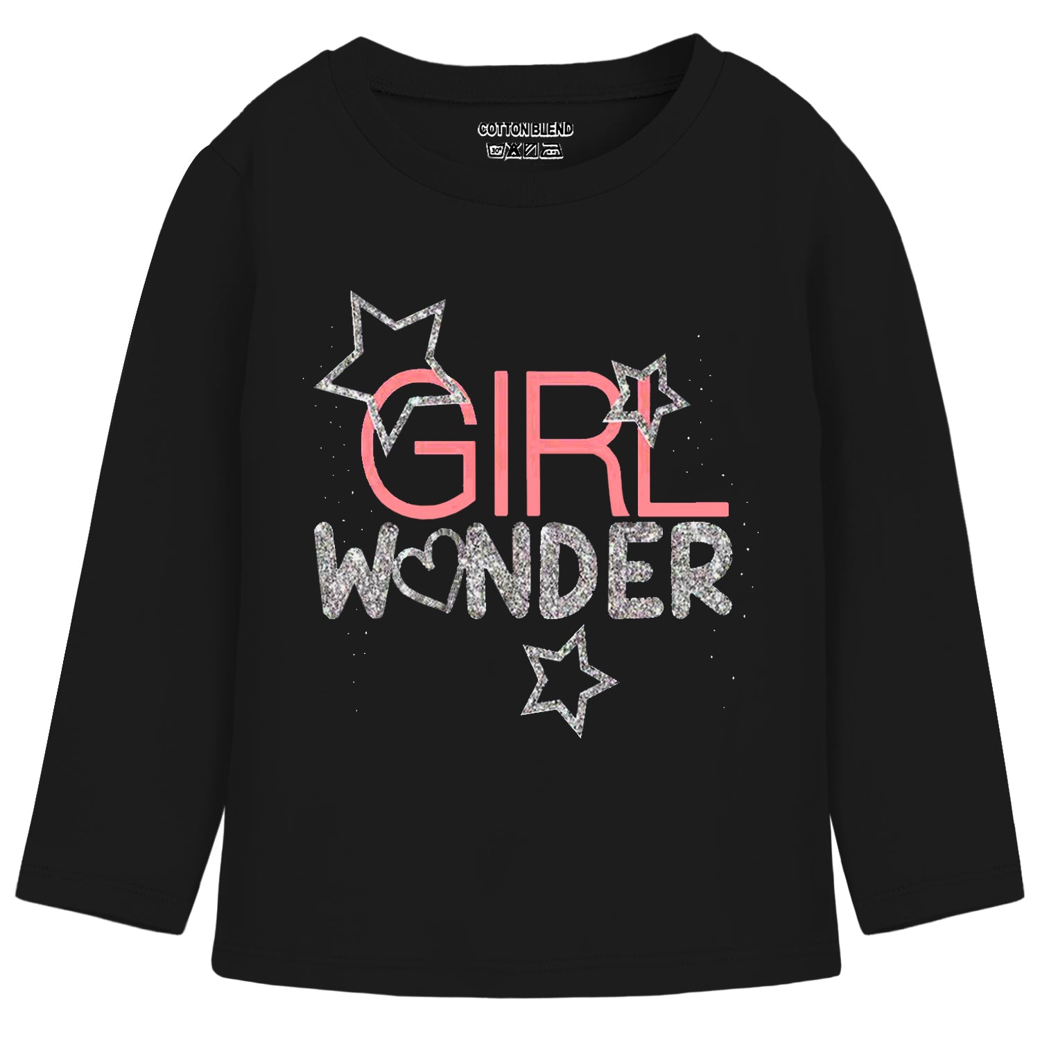 Trampoline Girls Full Sleeves Regular Fit T-Shirt (Pack of 5)