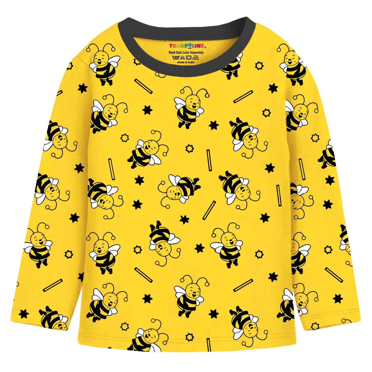Trampoline Boys & Gilrs Graphic Printed T-Shirt (Pack of 5)
