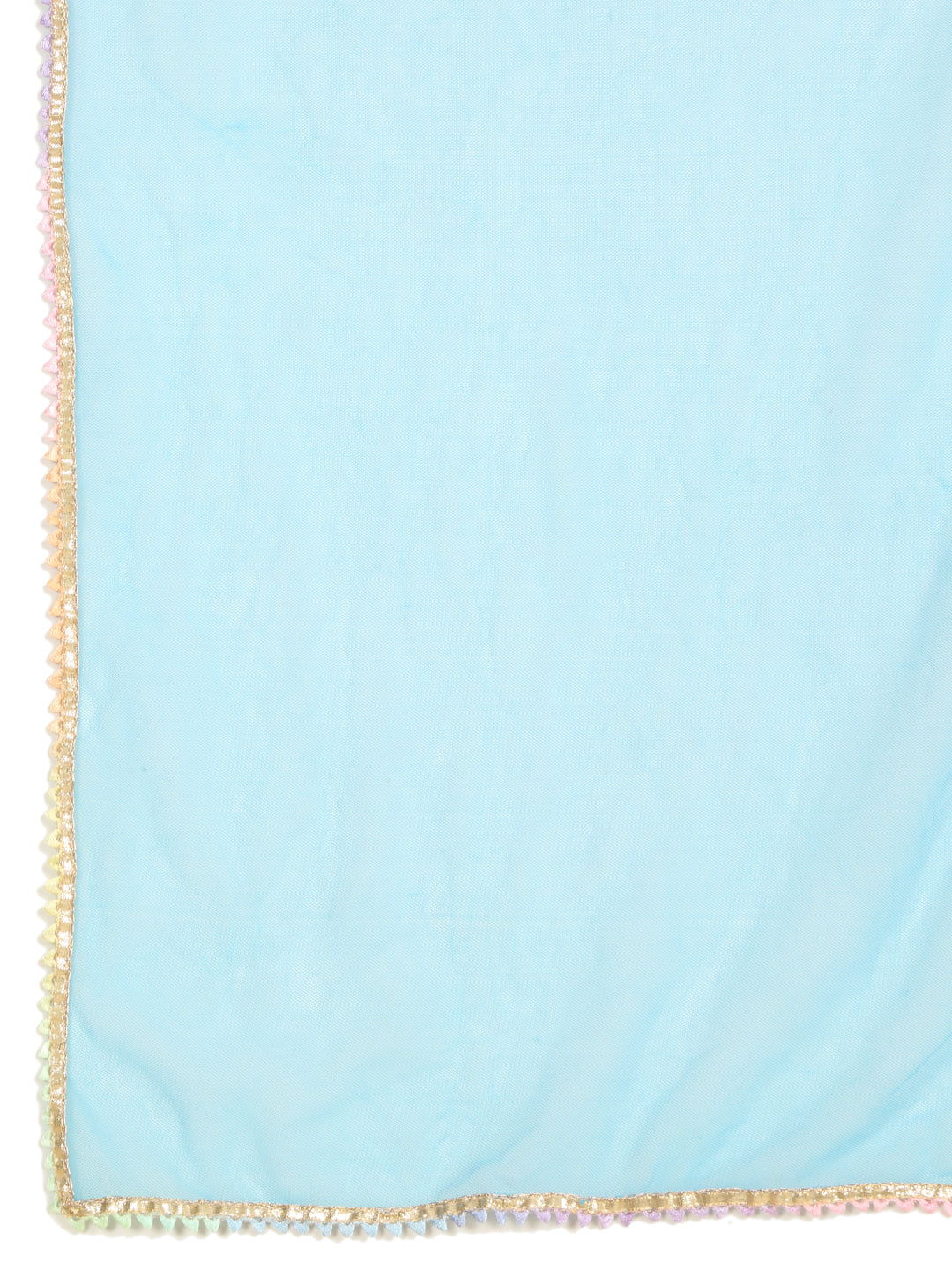 Trampoline Girls Floral Printed Gotta Patti Cotton Lehenga & Choli With Dupatta