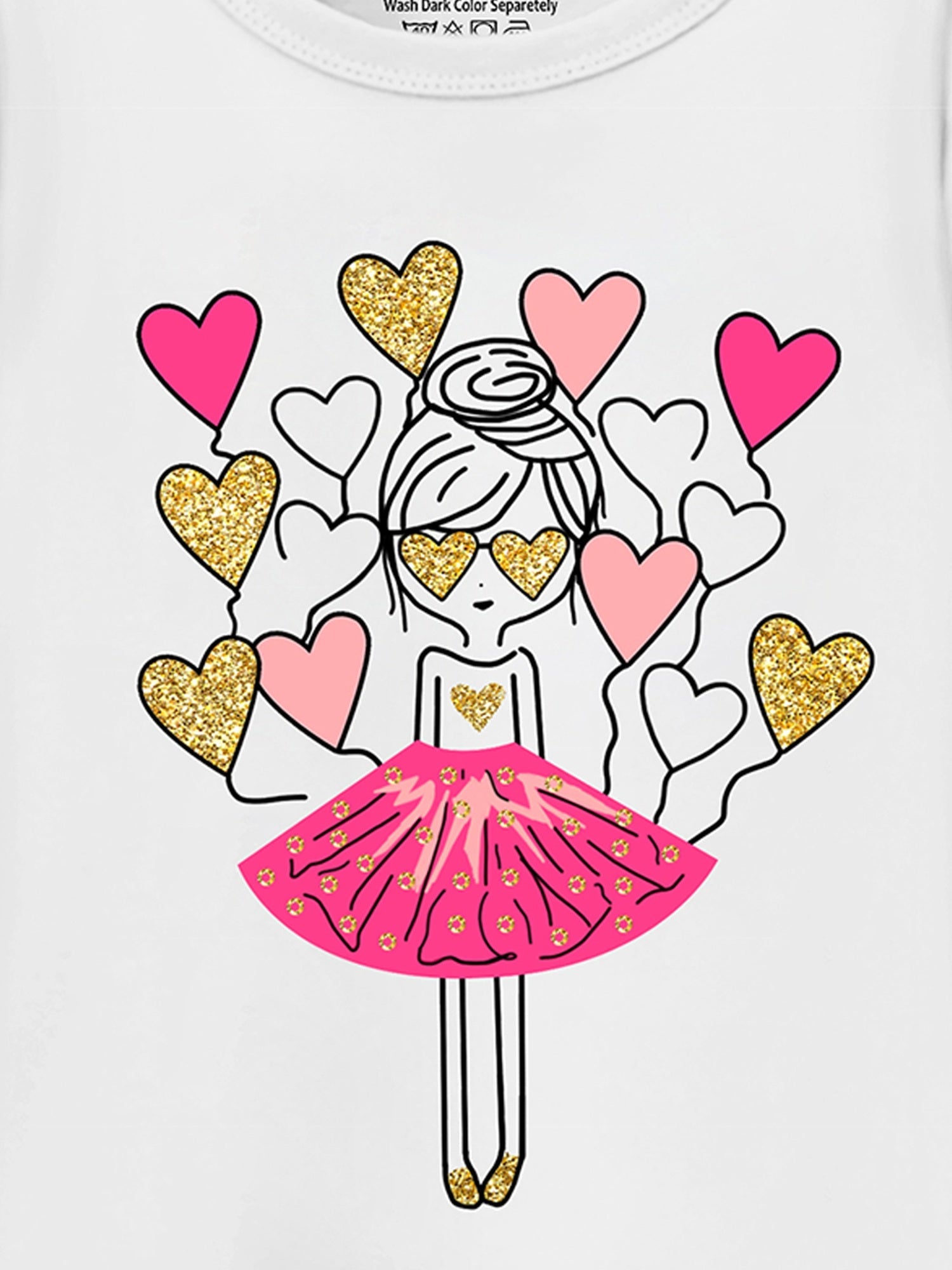 Trampoline Girls Printed T-shirt & Short Set Pack of 2