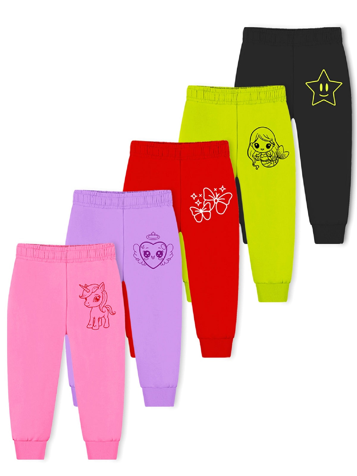Trampoline Boys & Girls Printed Pyjamas (Pack of 5)