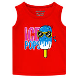 Trampoline Boys Sleeveless Regular Fit T-Shirt (Pack of 4)