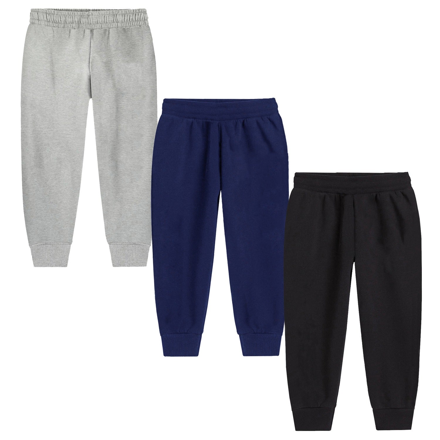 Trampoline Boys Solid Track pant (Pack of 3)