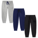 Trampoline Boys Solid Track pant (Pack of 3)