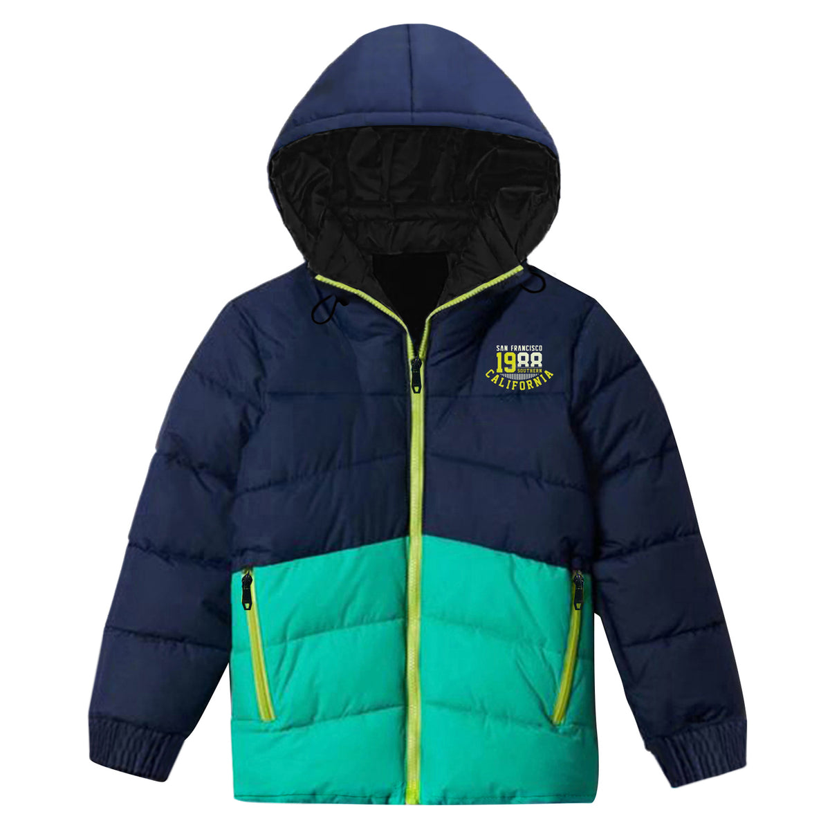 Trampoline Boys Colorblock Casual Bomber Jacket (Pack of 1)