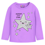 trampoline baby boys girls casual Clothing Set pack of 2 purple White