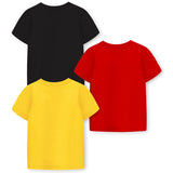 Trampoline Boys Half Sleeves Regular Fit T-Shirt (Pack of 3)