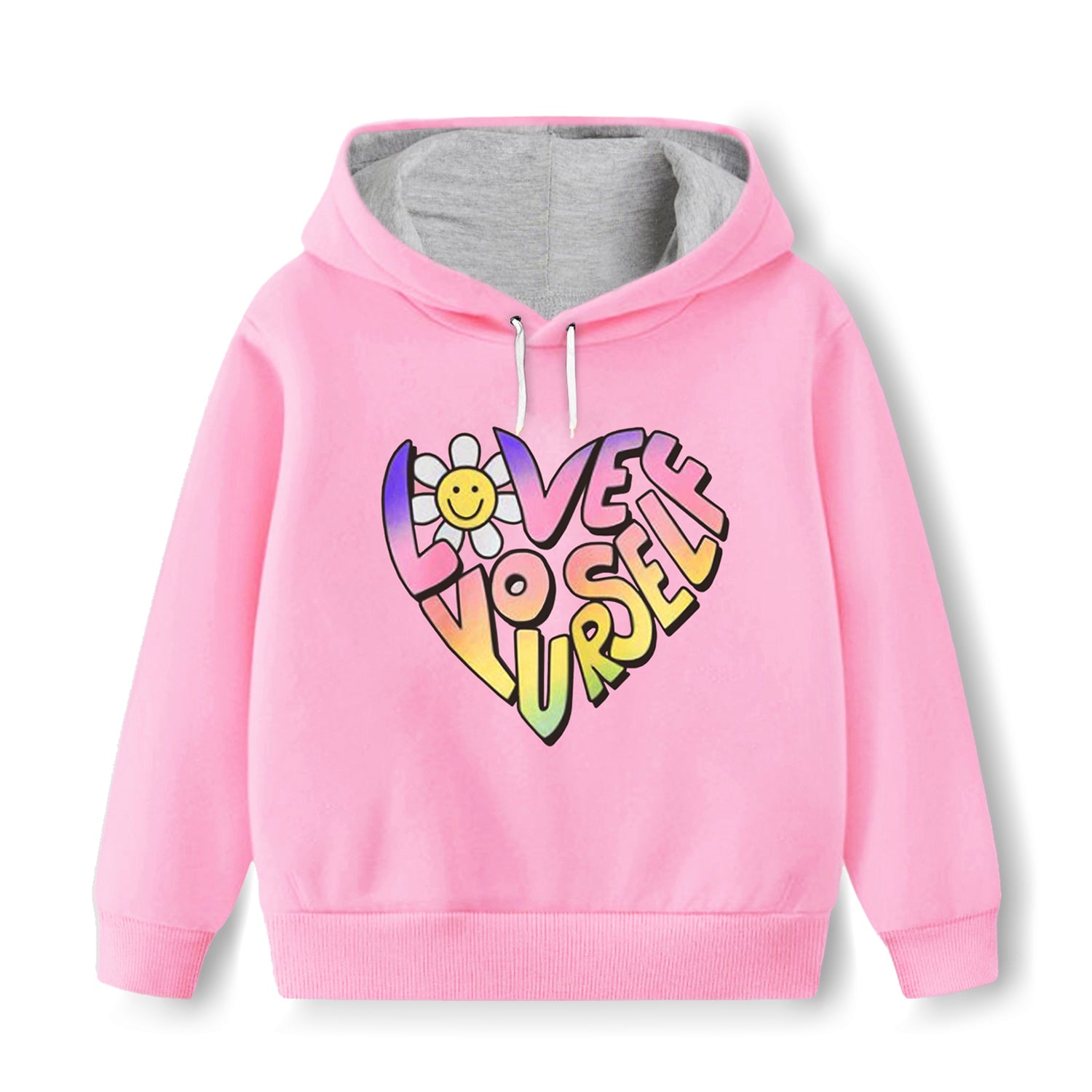 Trampoline Girls Full Sleeve Printed Hooded Sweatshirt (Pack of 2)