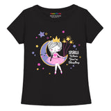 Trampoline Girls Half Sleeves Regular Fit T-Shirt (Pack of 3)