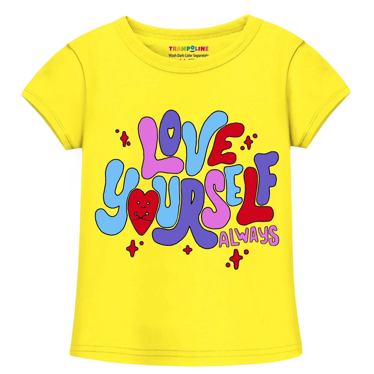 Trampoline Girls Half Sleeves Regular Fit T-Shirt (Pack of 5)