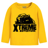Trampoline Boys Full Sleeves Regular Fit T Shirt Pack of 3 Yellow Grey Orange