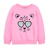 Trampoline Girls Full Sleeve Printed Sweatshirt (Pack of 1)