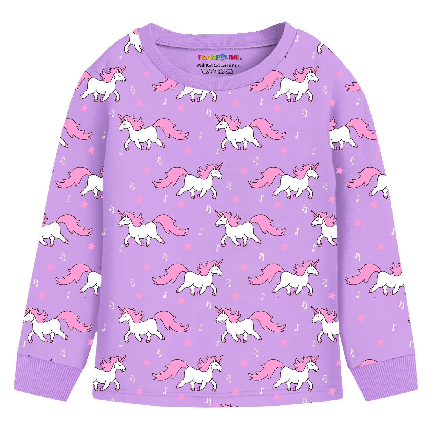 Trampoline Girls Pack of 2 Printed T-Shirt With Pyjama Set