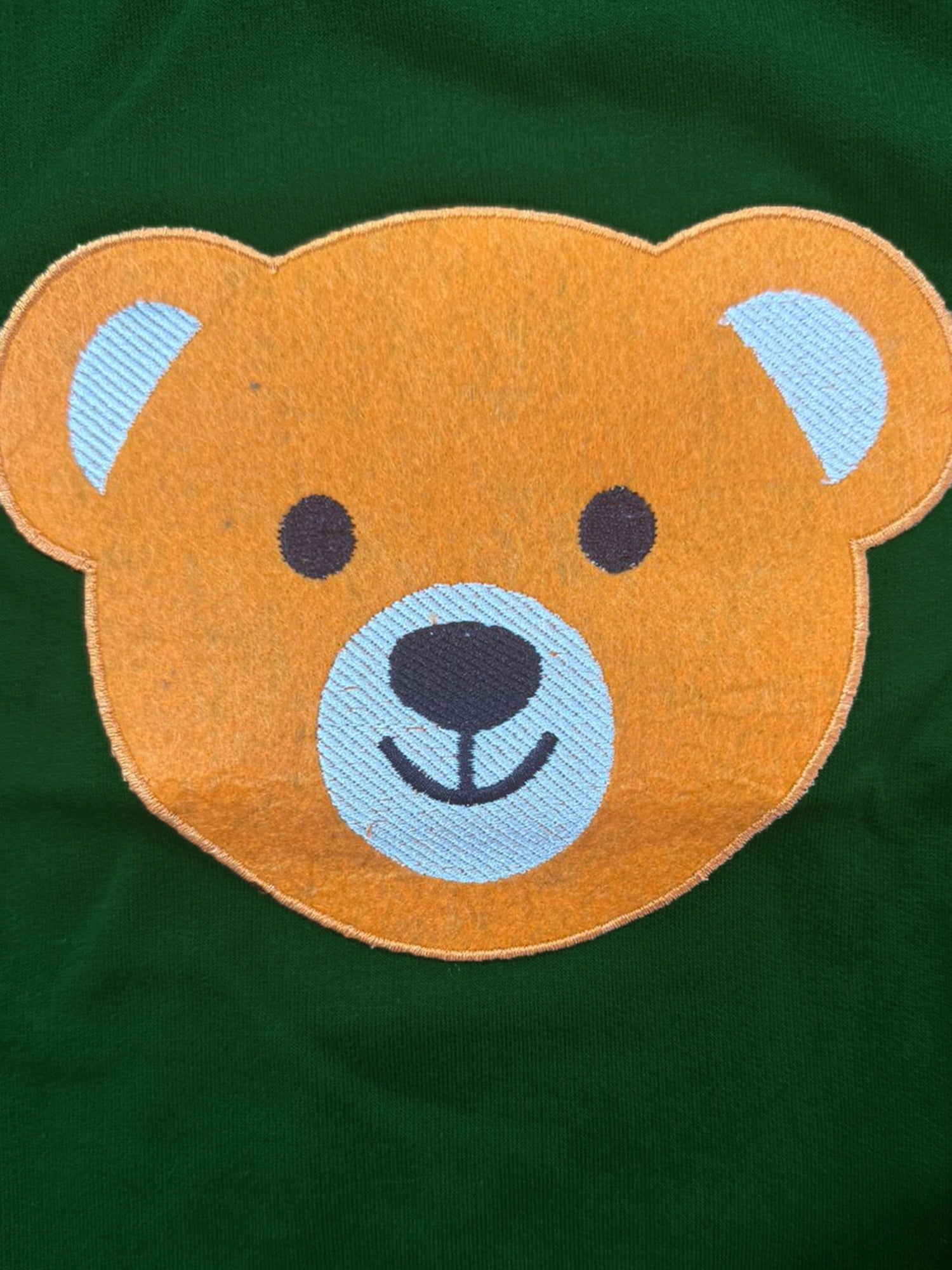 Trampoline Cotton Blend Knit Pack Of 2 Full Sleeves Bear & Penguin Patch Work Printed Tees - Green & Red