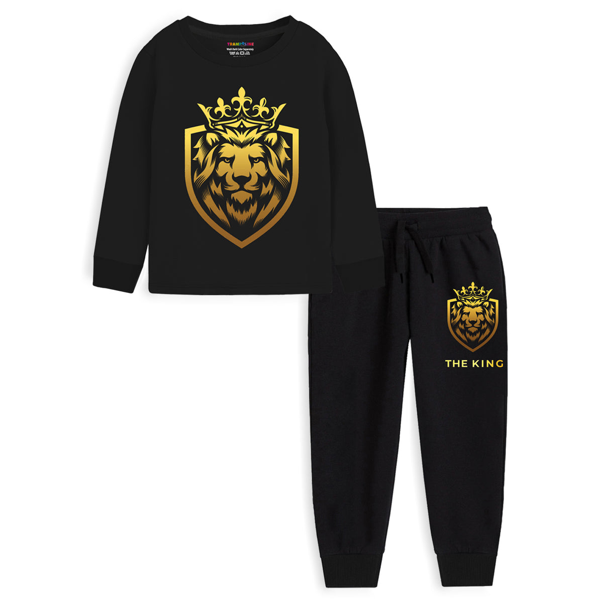 Trampoline Boys Printed Casual Clothing Set (Pack of 1)