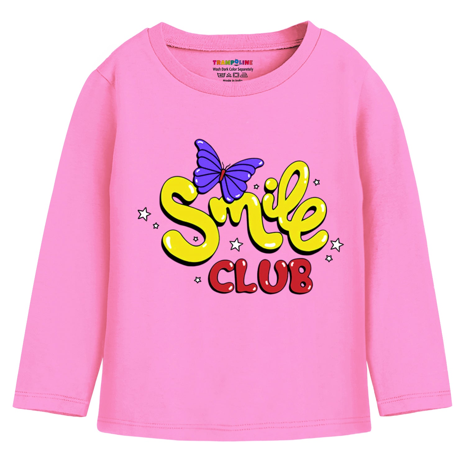 Trampoline Girls Full Sleeves Regular Fit T-Shirt (Pack of 3)