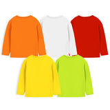 Trampoline Boys Full Sleeves Regular Fit T-Shirt (Pack of 5)