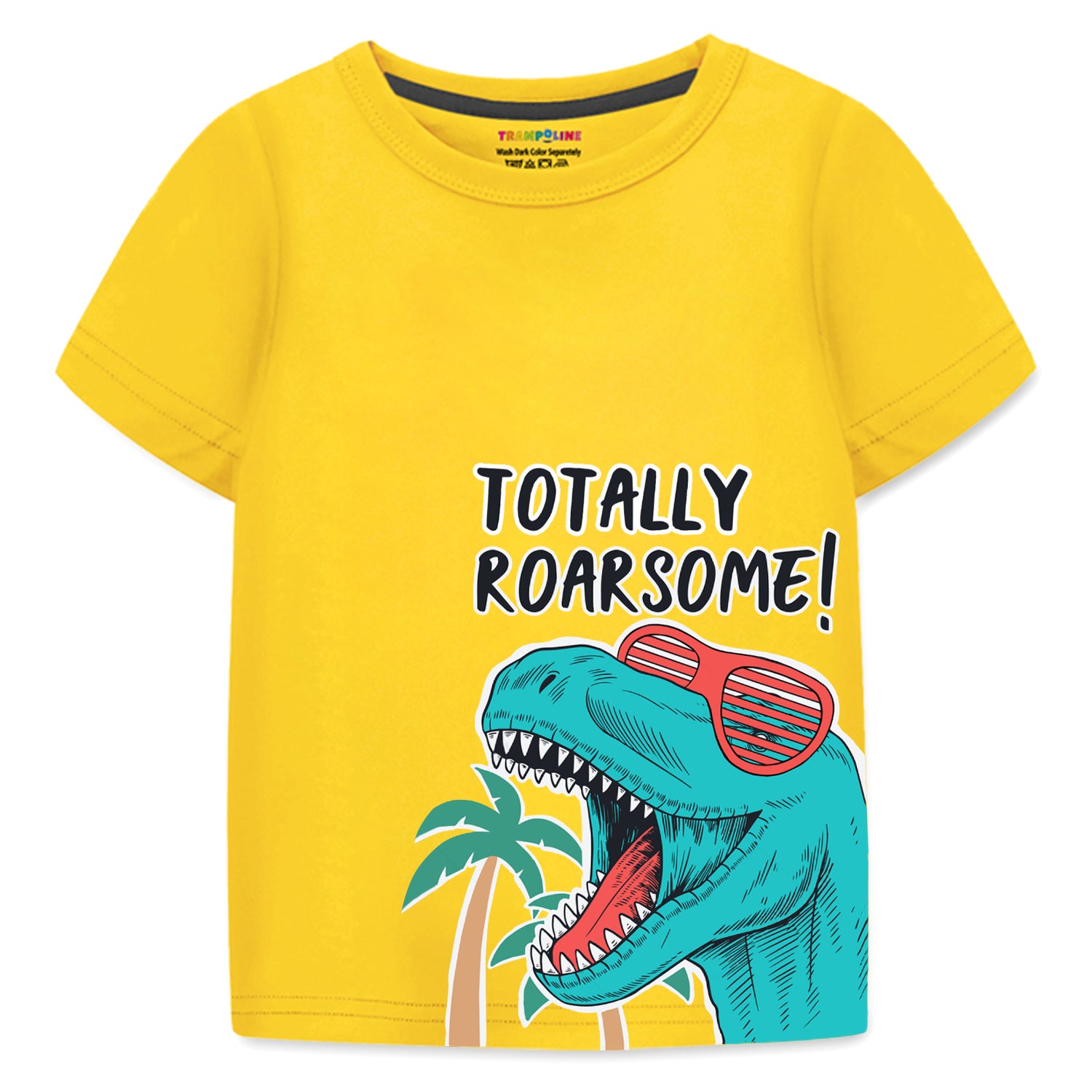 Trampoline Boys Graphic Print Half Sleeve T-Shirts Pack of 5