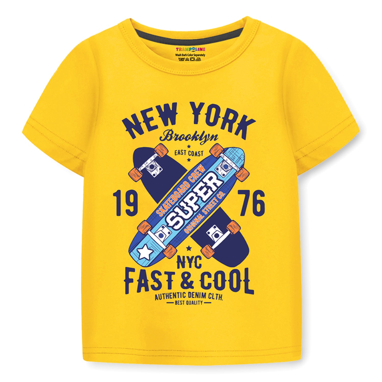Trampoline Boys Half Sleeves Regular Fit T-Shirt (Pack of 3)