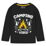 Trampoline Cotton Blend Knit Pack Of 5 Full Sleeves Typography Printed Tees - Multi Colour