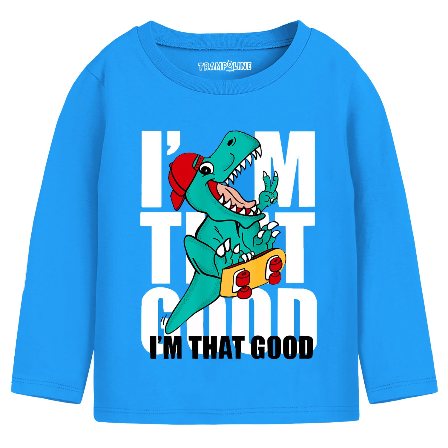 Trampoline Boys Full Sleeves Regular Fit T-Shirt (Pack of 3)
