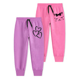 Trampoline Girls Printed Casual Track pant (Pack of 2)