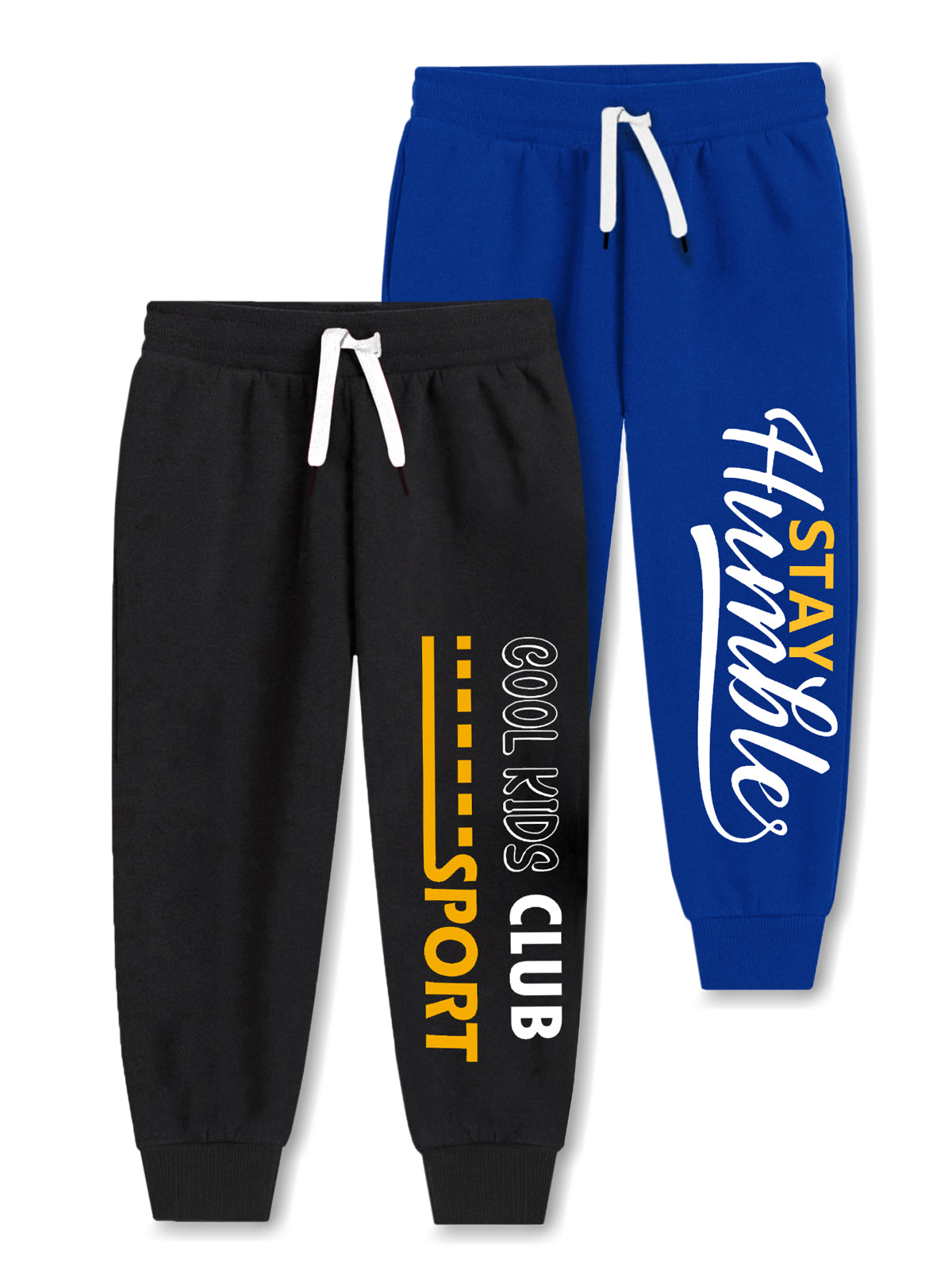 Trampoline Boys Printed Casual Track pant (Pack of 2)