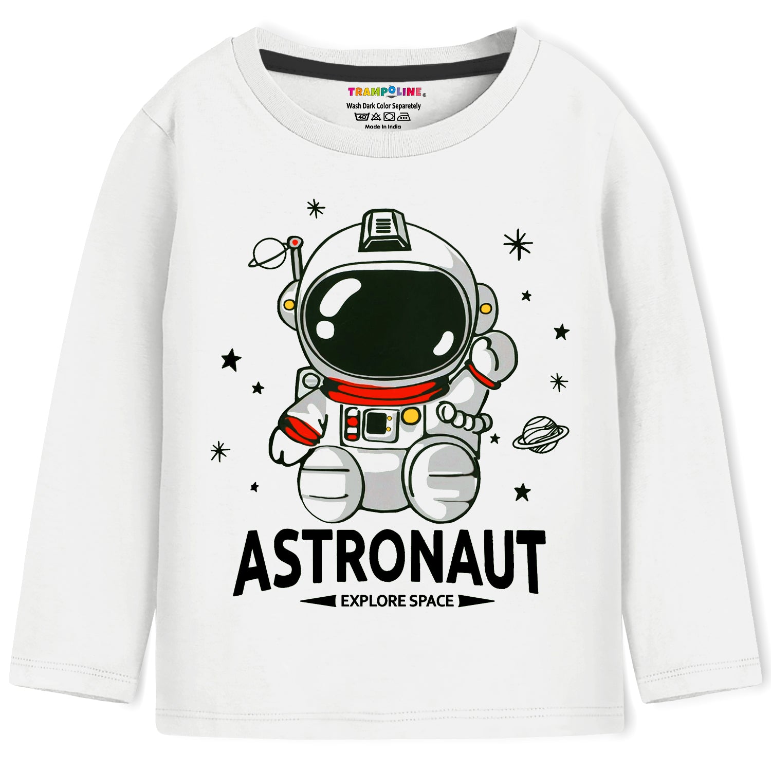 Trampoline Baby Boys & Girls Casual Clothing Set Pack of 2 White