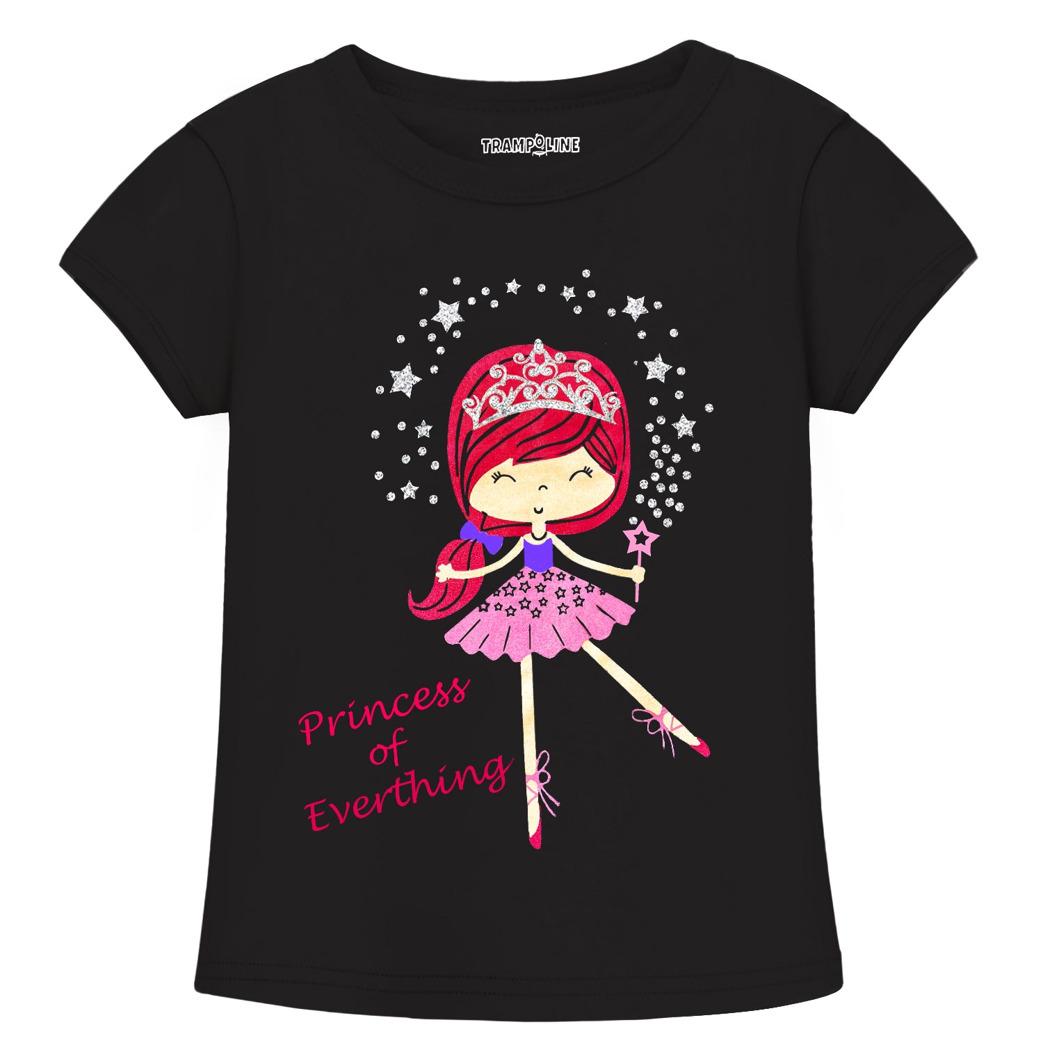 Trampoline Girls Printed Casual Clothing Set (Pack of 1)