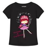 Trampoline Girls Printed Casual Clothing Set (Pack of 1)