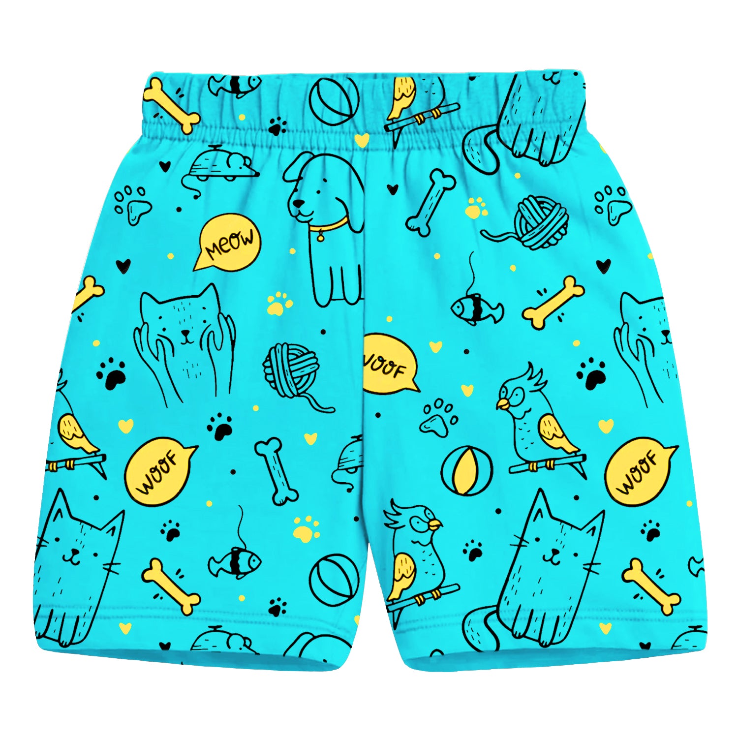 Trampoline Boys & Girls Casual Printed Shorts (Pack of 5)