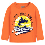 Trampoline Boys Full Sleeves Regular Fit T Shirt Pack of 3 Yellow Grey Orange