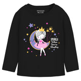Trampoline Girls Full Sleeves Regular Fit T-Shirt (Pack of 3)