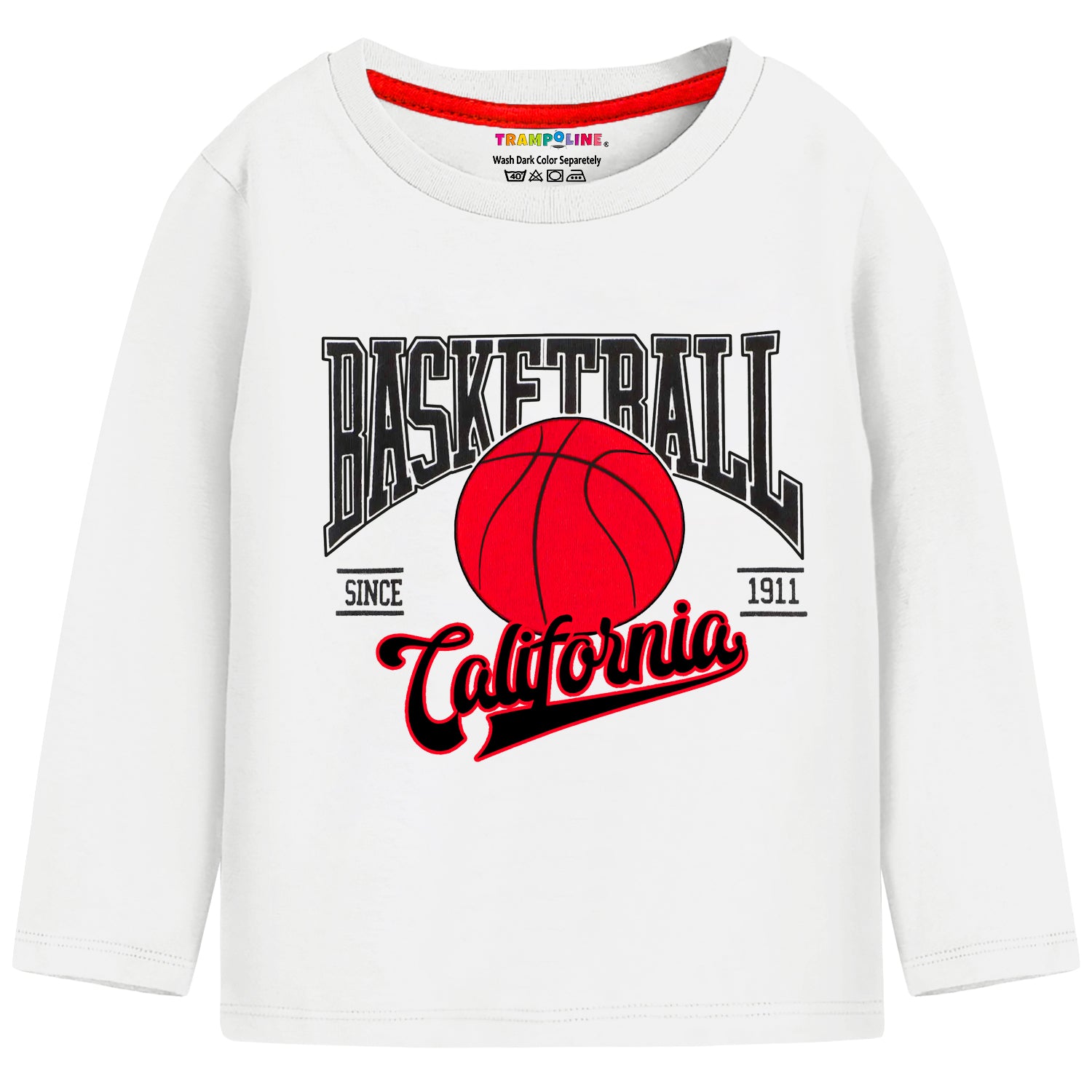 Trampoline Boys & Girls Printed Clothing Set Pack of 2 Red,White