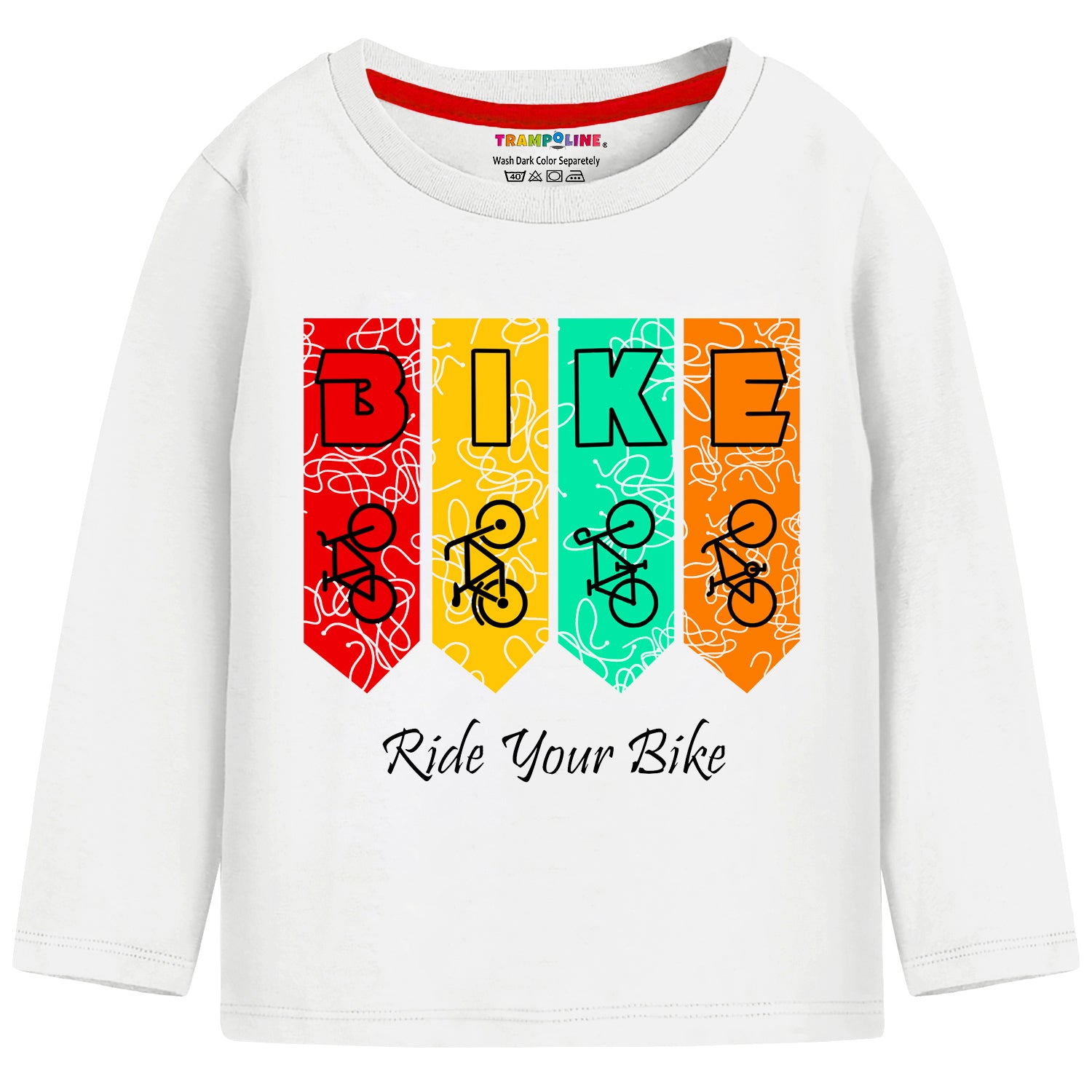 Trampoline Boys Graphic Print Full Sleeve T-Shirts Pack of 5